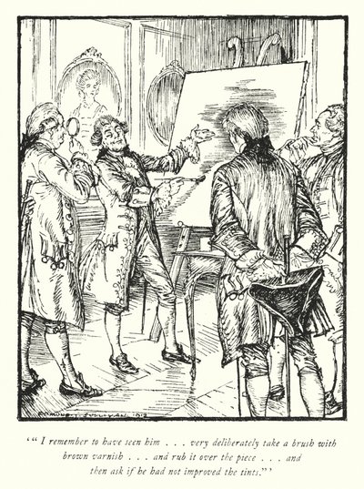Illustrazione per Il vicario di Wakefield di Oliver Goldsmith da Edmund Joseph Sullivan