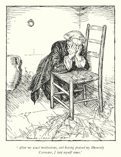 Illustrazione per Il vicario di Wakefield di Oliver Goldsmith da Edmund Joseph Sullivan