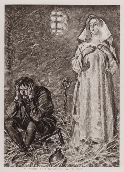 Misura per Misura, Atto III, Scena I da Edmund Joseph Sullivan