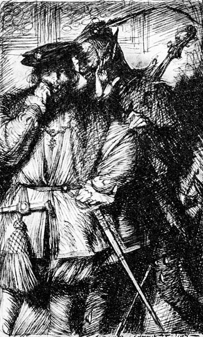 Mefistofele e Faust da Edmund Joseph Sullivan