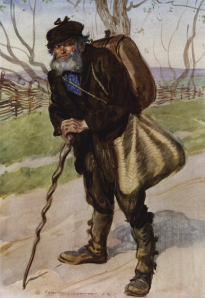 Una volta lo vidi in piedi nel mezzo di una strada polverosa da Edmund Joseph Sullivan