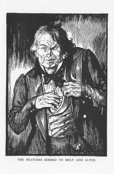 Scena da Lo strano caso del dottor Jekyll e del signor Hyde di Robert Louis Stevenson, 1927 da Edmund Joseph Sullivan
