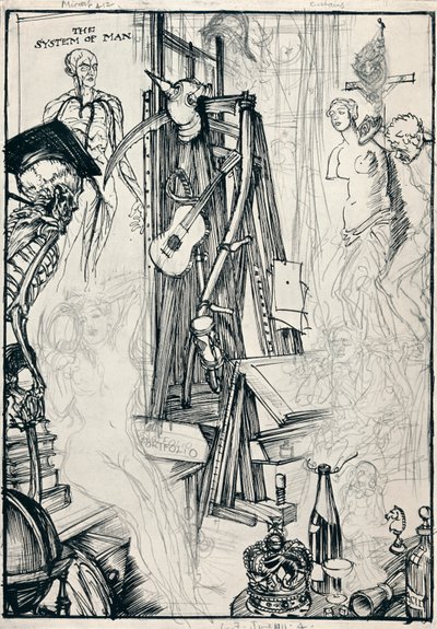 Il vignettista - Fase IV, c1920 da Edmund Joseph Sullivan