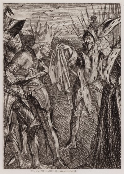 La Terza Parte di Enrico VI, Atto I, Scena 4 da Edmund Joseph Sullivan