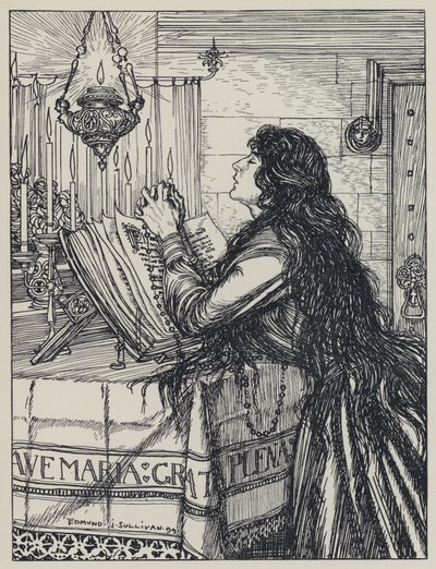 Illustrazione per A Dream of Fair Women e altre poesie da Edmund Joseph after Sullivan