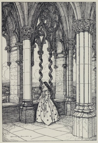 Illustrazione per A Dream of Fair Women e altre poesie da Edmund Joseph after Sullivan