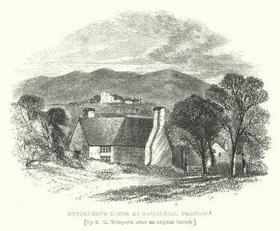 Casa di Myddelton a Galch-Hill, Denbigh da Edmund Morison (after) Wimperis