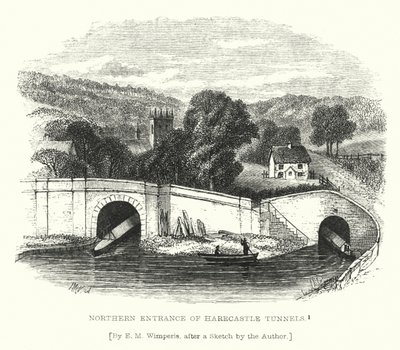 Ingresso settentrionale dei tunnel di Harecastle da Edmund Morison (after) Wimperis