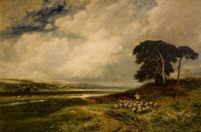 Paesaggio con pecore da Edmund Morison Wimperis