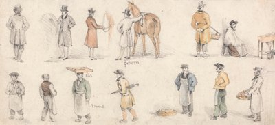 Studi di commercianti e stallieri da Edmund Thomas Parris