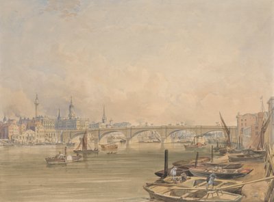 Una vista del London Bridge da Edmund Walker