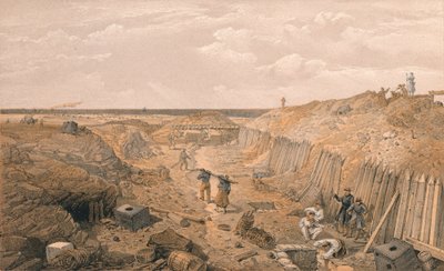 Fossato del Bastione Du Mat, 1856 da Edmund Walker