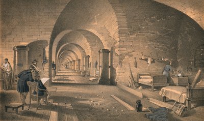 Interno del Forte Nicholas, 1856 da Edmund Walker