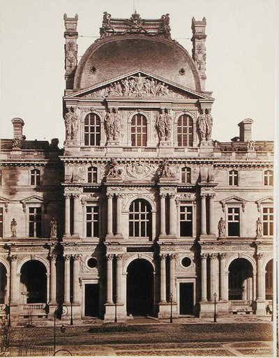 Il Padiglione Richelieu del Louvre da Edouard Denis Baldus