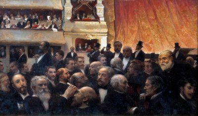 Intervallo, una prima alla Comédie Française da Edouard Joseph Dantan