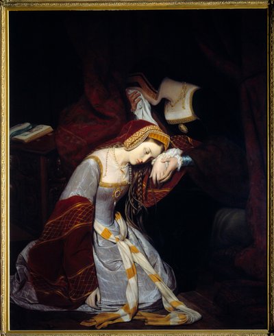 Anna Bolena nella Torre di Londra (1536) da Edouard (1799 1877) Cibot