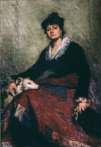 Ritratto di Diana Vernon da Edouard Agneessens