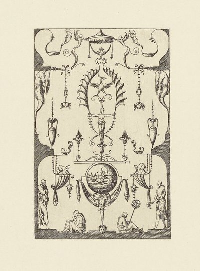 [Disegno da un dipinto antico] da Édouard Baldus