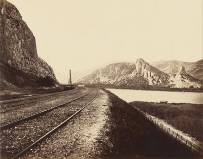 Ingresso al Passo di Donzère da Édouard Baldus