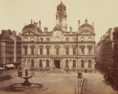 Lione. Municipio da Édouard Baldus