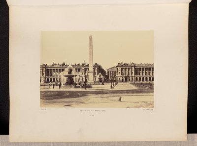 Piazza della Concordia (n. 45) da Édouard Baldus