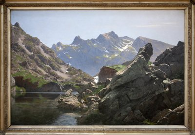 Il lago Merlat da Edouard Brun
