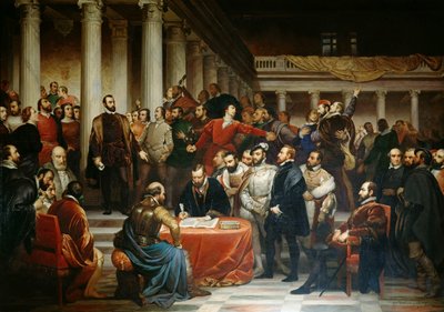 Il compromesso dei nobili del 5 aprile 1566, 1849 da Edouard De Bièfve