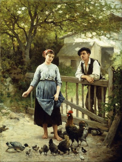 Giovani agricoltori da Edouard Debat Ponsan