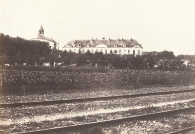Abbazia del Gard vicino ad Abbeville da Edouard Denis Baldus