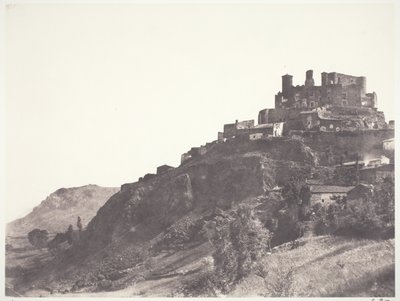 Chateau de Murol in Alvernia da Edouard Denis Baldus