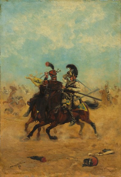 Combattimento per i colori da Edouard Detaille