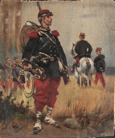 Soldati, c. 1892 da Jean Baptiste Edouard Detaille