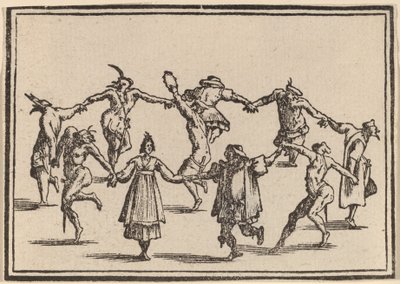La danza da Edouard Eckman after Jacques Callot