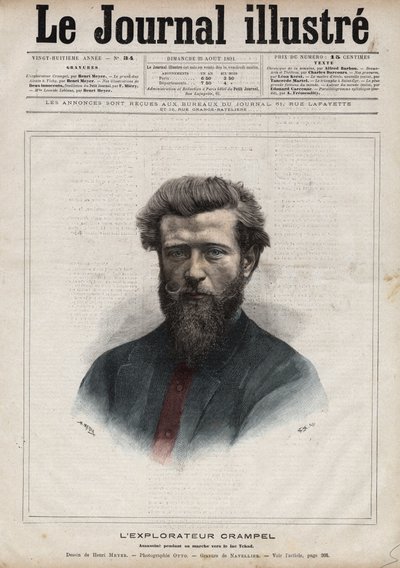 Ritratto di Paul Crampel (1864-1891), esploratore francese dell