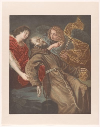 Morte di San Francesco da Edouard Gautier Dagoty