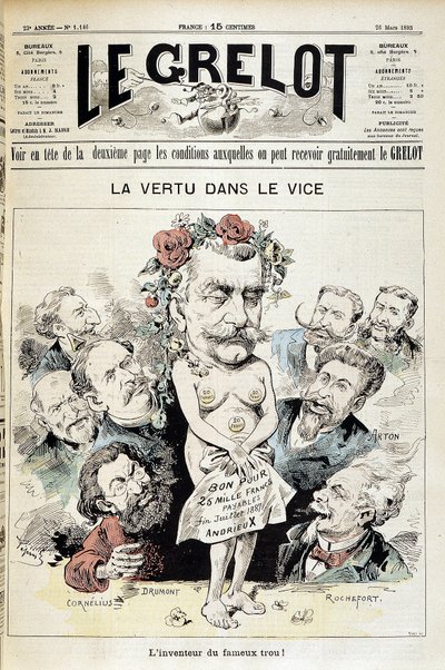 Caricatura sullo scandalo di Panama: 