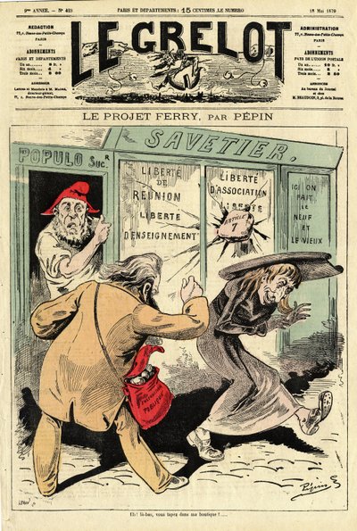 Copertina di Le Grelot, numero 423 da Edouard Guillaumin Pepin