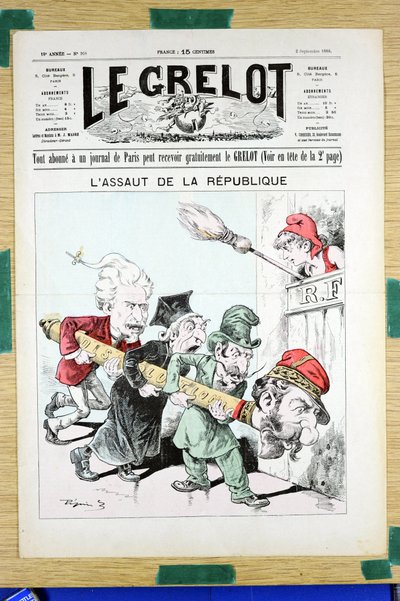 Copertina di Le Grelot, numero 908, Satirico a Colori da Edouard Guillaumin Pepin