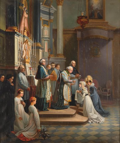 Visita della Duchessa di Berry alla Chiesa di Notre Dame de Liesse nell