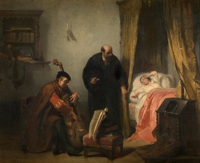 Il Risveglio di Michel Montaigne da Edouard Jean Conrad Hamman