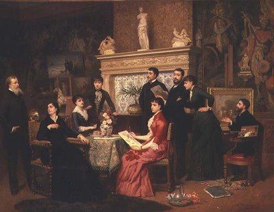 La lezione di pittura da Edouard Jean Conrad Hamman