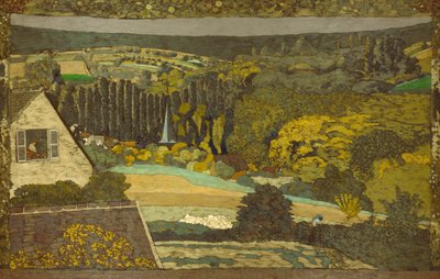 Paesaggio: Finestra sul bosco da Édouard Jean Vuillard
