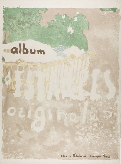 Progetto per la copertina di un portfolio stampato da Édouard Jean Vuillard