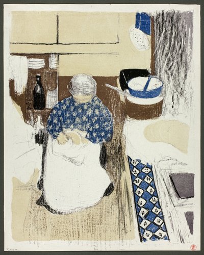 Il cuoco, piatto undici da Paesaggi e Interni da Édouard Jean Vuillard