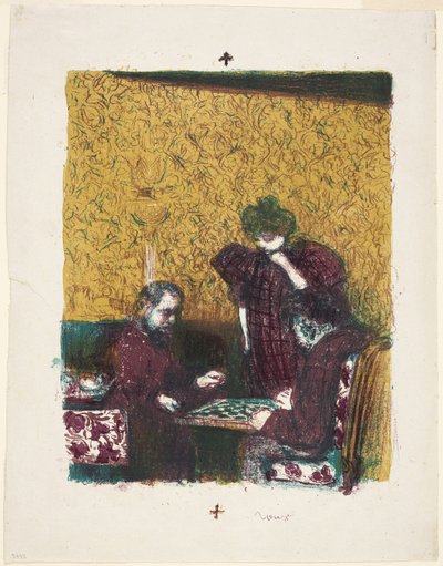 Il gioco della dama da Édouard Jean Vuillard
