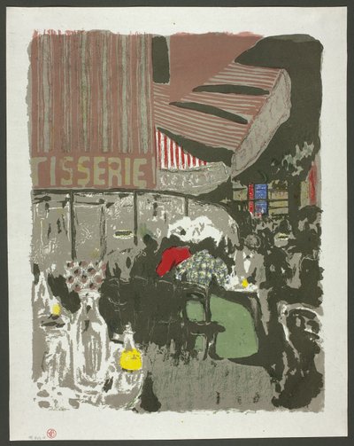 La Pasticceria, piatto dieci da Paesaggi e Interni da Édouard Jean Vuillard