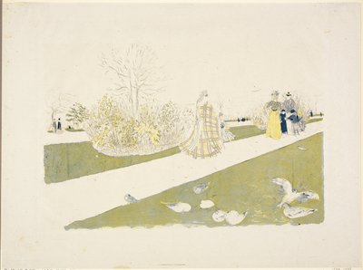 Il giardino delle Tuileries da Édouard Jean Vuillard
