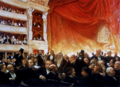 Un intervallo con la Comédie-Française, 1886 da Edouard Joseph Dantan
