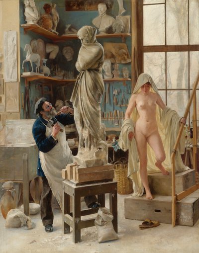 Francese:  Une Restauration Un restauro da Edouard-Joseph Dantan