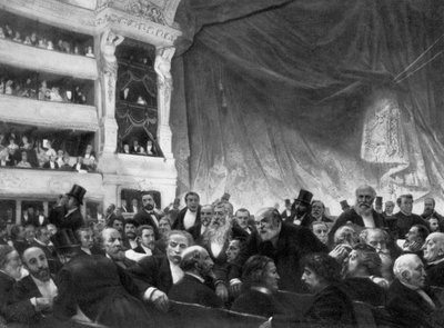 Intervallo alla Comédie-Française da Edouard Joseph Dantan